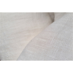 Tkanina 100% len ecru - stonewashed