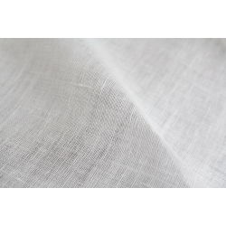 Tkanina na rustykalne zasłony – lekki, oddychający len w kolorze ecru
